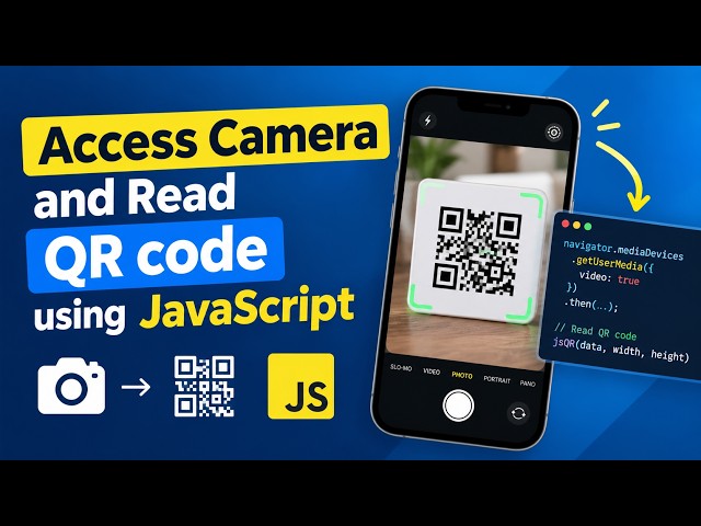 Access Camera and Read QR code using JavaScript
