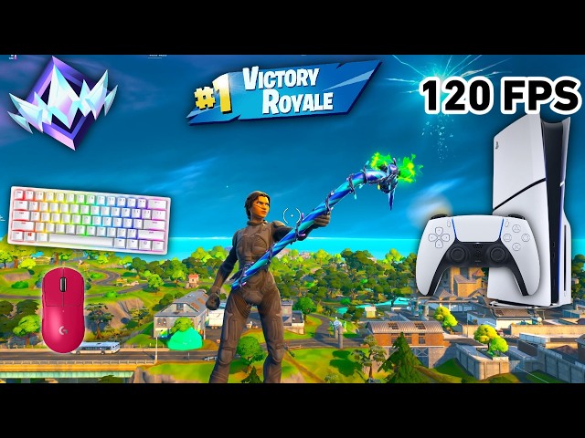 Fortnite Unreal Ranked Reload On PS5 Slim | Keyboard & Mouse Gameplay | 120 FPS | 4K