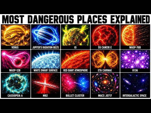 The Most DANGEROUS Places In The Universe Explained In 9 Minutes