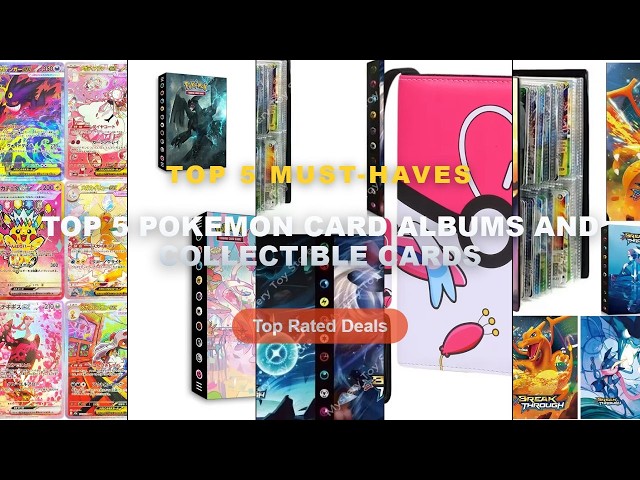 Ultimate Guide to the Best Top 5 Pokemon Card Albums And Collectible Cards - Pokemon Charizard Cards