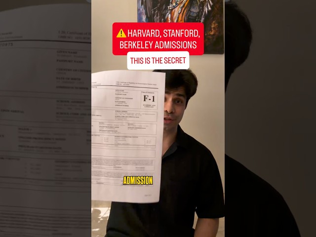 ⚠️ ADMITS FROM HARVARD AND STANFORD? YOU MAY BE NEXT