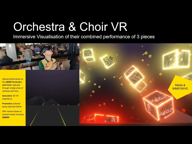 Immersive Projects Showcase 2024 T2 orchestra choir