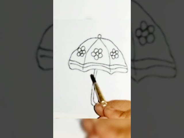Drawing chhata #shortsvideo​ #youtubeshorts​ #howtodrawflowervase
