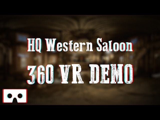 HQ Western Saloon | Unity 5 360 VR Panorama Render
