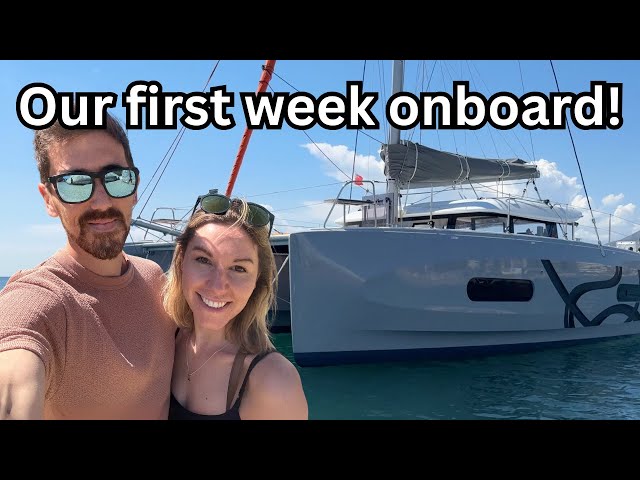 Finally! We Sail Our Brand New Catamaran For The First Time! | S1 - EP4