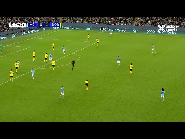 Champions League 14/09/2022 / Goal Stones against Dortmund