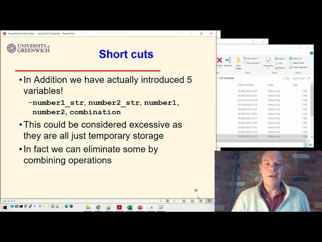 Python 02-8: Variables - short cuts