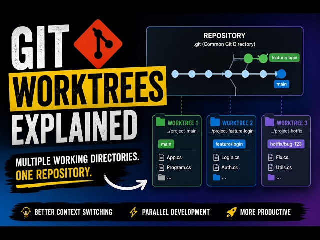 Git - How to work on multiple branches from a repo at the same time