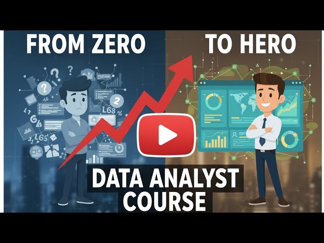 Data analyst for beginners | Data Analyst Full Course 2025 Hindi | data analyst full course playlist