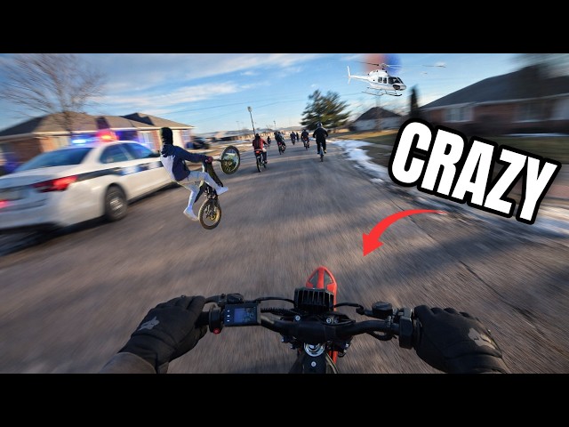 This E-bike Rideout Got CRAZY (Cops)