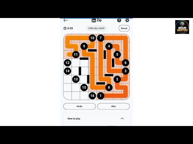 LinkedIn ZIP Answer Today 27 September 2026 | ZIP Puzzle #559 Solution ⚡