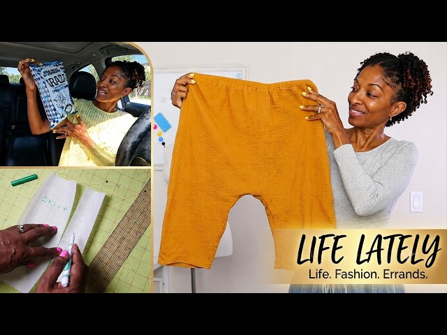 Life update, Shopping - I Tried Pattern Drafting again