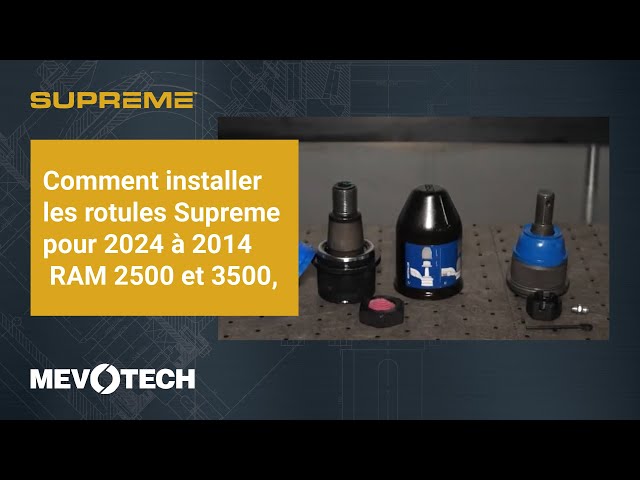 How to Install Supreme Ball Joints for 2024-2014 RAM 2500 3500 -FR