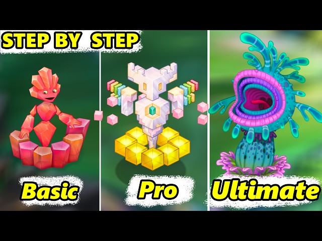 Crystal Islet Evolution: Step by Step and Full Song (My Singing Monsters)