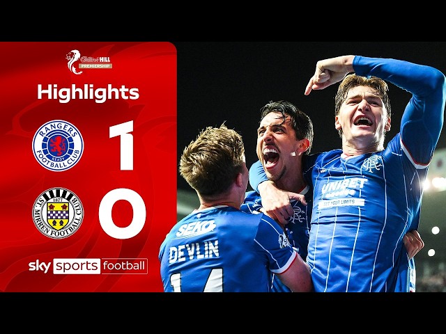Miovski scores stoppage-time winner! | Rangers 1-0 St Mirren | Scottish Premiership Highlights