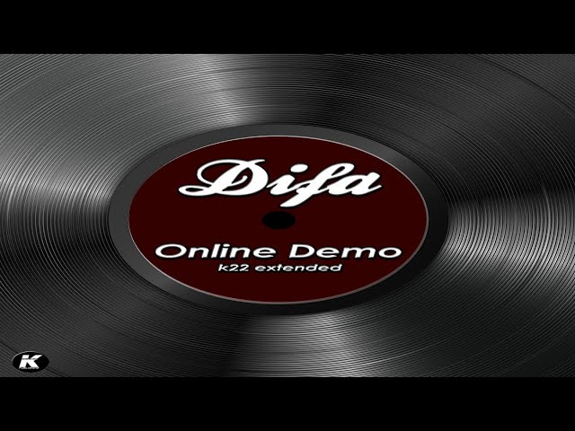DIFA - ONLINE DEMO - k22 extended