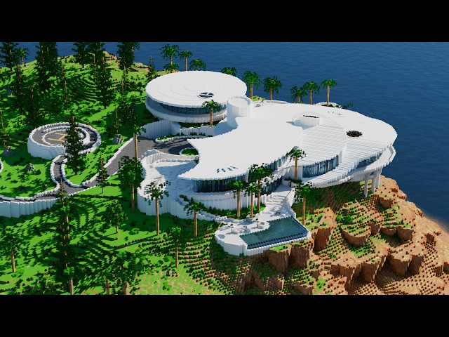 Minecraft Timelapse | Malibu Mansion - IRONMAN | Survival World Map Download