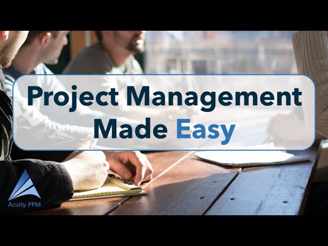 Acuity PPM for Project Management
