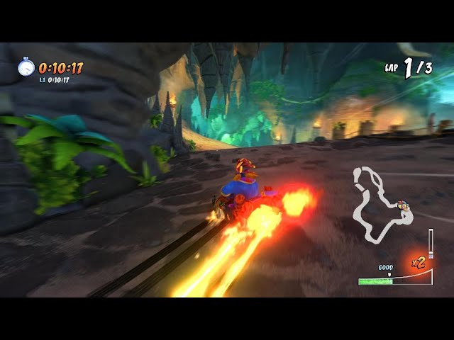 CTR NF Dev Time Trial: Mystery Caves