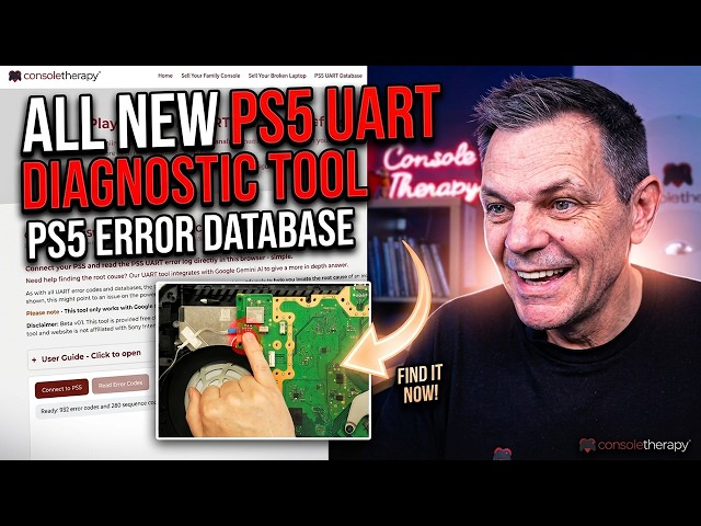 NEW PS5 UART DIagnostic Tool - the easy to use AI PlayStation 5 Fault Diagnotsic Tool