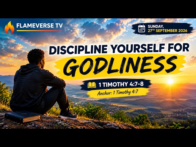 Discipline Yourself for Godliness | 1 Timothy 4:7-8 | Morning Devotional
