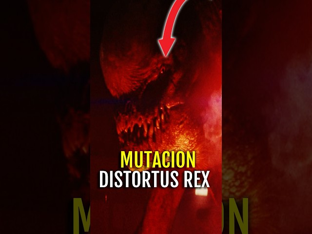 El TERRIBLE DISTORTUS REX😨 | El Mayor Engendro De Parque Jurásico  #peliculas #shorts