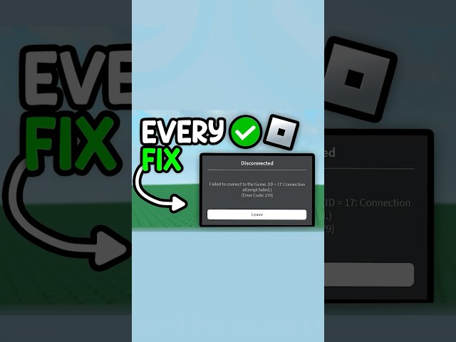 How to Fix Roblox Error Code 279