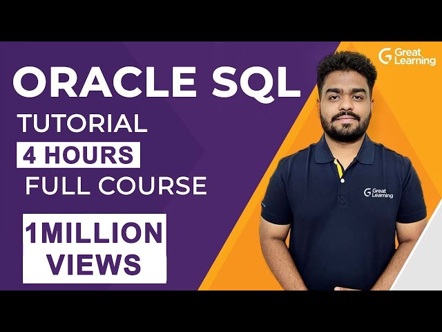 Oracle SQL Tutorial | Oracle DBA | Oracle SQL for Beginners | Great Learning