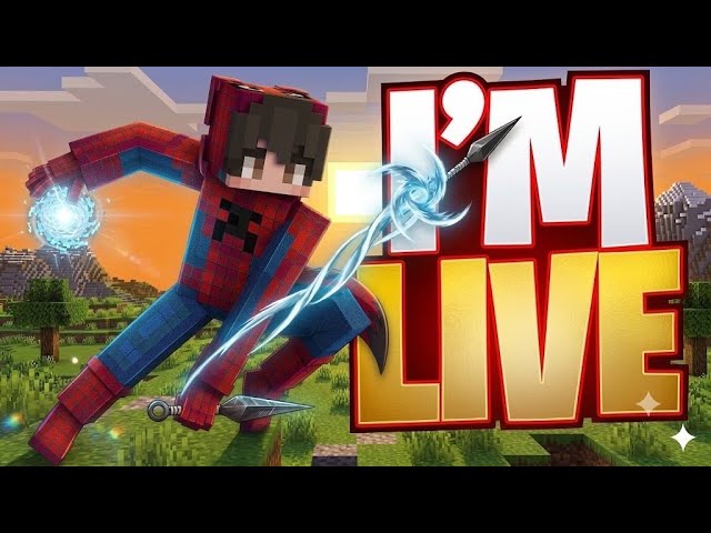 Minecraft live streaming with subscriber in my server Java +pocket