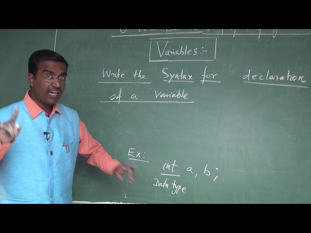 + 2  - COMPUTER SCIENCE - VARIABLES -  [ Mr.B.SEKAR KUMAR.M.Sc[IT].,MCA.,M.Ed.,P.hd[Education]