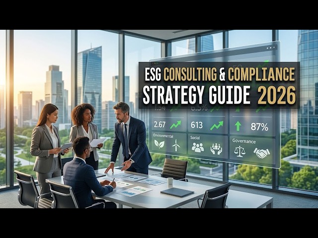 Corporate ESG Sustainability Compliance & Consulting Guide in United state 2026