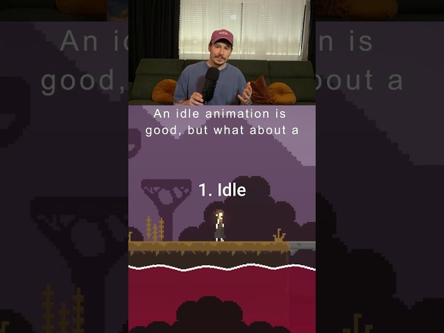 Details players feel but never notice #pixelart #godot #indiedev