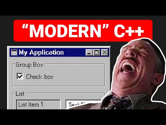 Want to make a GUI in C++? Think again.