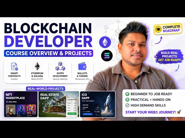 Become a HIGH-PAY Blockchain Developer in 2026 (DSA + Web3 + Real Projects Revealed!)