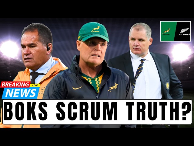 Springboks Scrum Under Fire as Sir Steve Hansen Weighs In!🔥