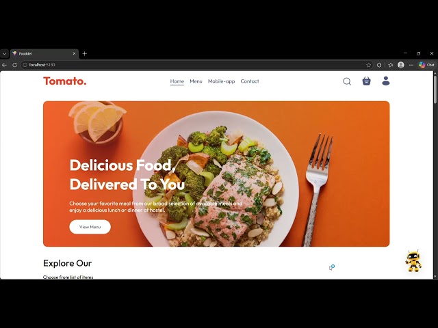 Tomato 🍅 | Full-Stack Food Delivery Platform | React, Node.js, MongoDB, Redis, Stripe & AI