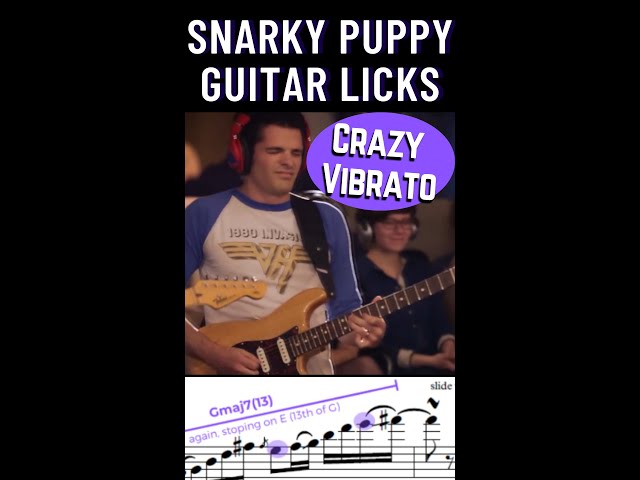 Out of mind FUNKY lick by Mark Lettieri from SNARKY PUPPY