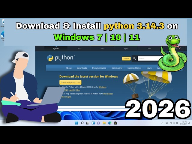 How to install Python Latest Version 3.14.3 on Windows 10 | 11 #2026