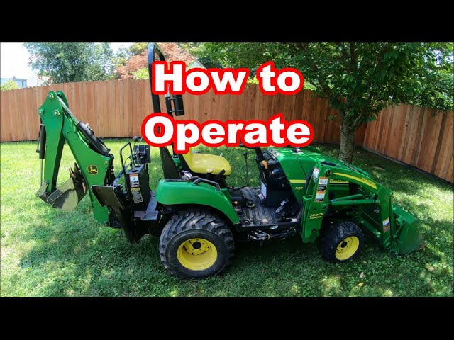 John Deere 2305 Operation Instructions - Controls/Tips