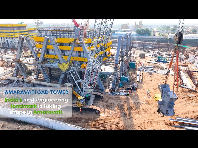 How a 20.4-Tonne Steel Node Was Lifted 22 Metres