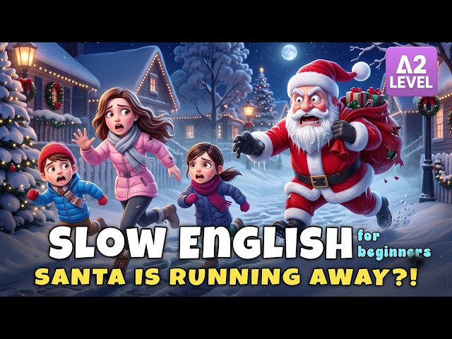 The Fake Santa Broke Into Grace's House at Midnight?! I Slow English Listening Story (A2)