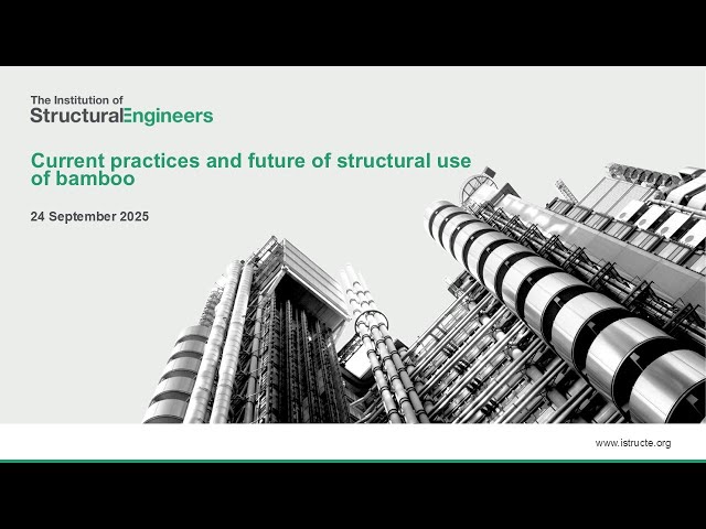Current practices and future of structural use of bamboo