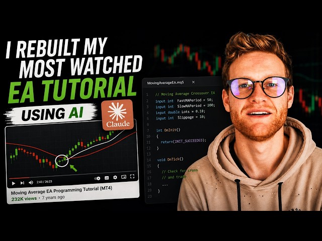 I Built a MT5 Moving Average Crossover Expert Advisor with Claude AI