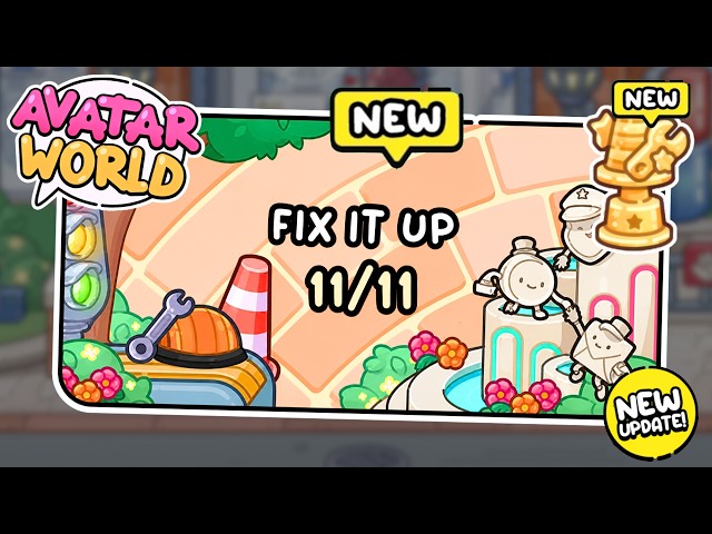 ⭐ NEW UPDATE! ✅ ALL FIX IT UP SECRETS! 🤩 AVATAR WORLD SECRETS