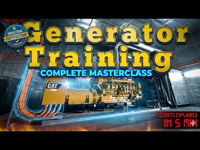 Diesel Generator Training, Parts and components and working principle explain Power learning part 1