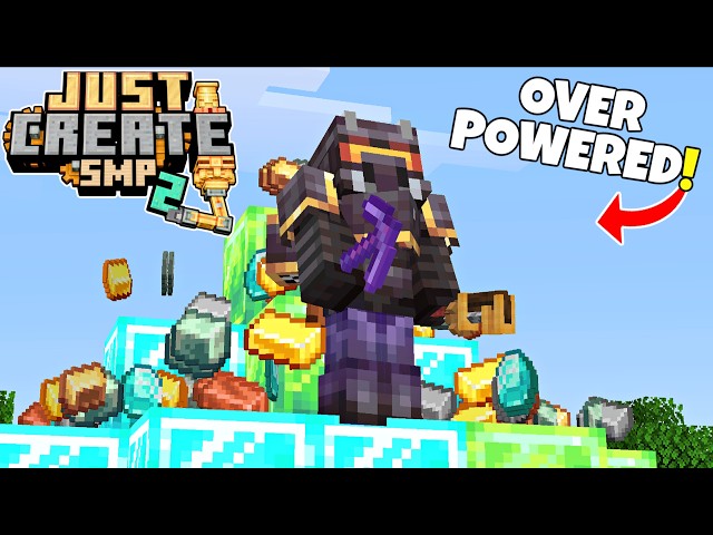 I Became OVERPOWERED in Minecraft Create Mod! Just Create Ep9!