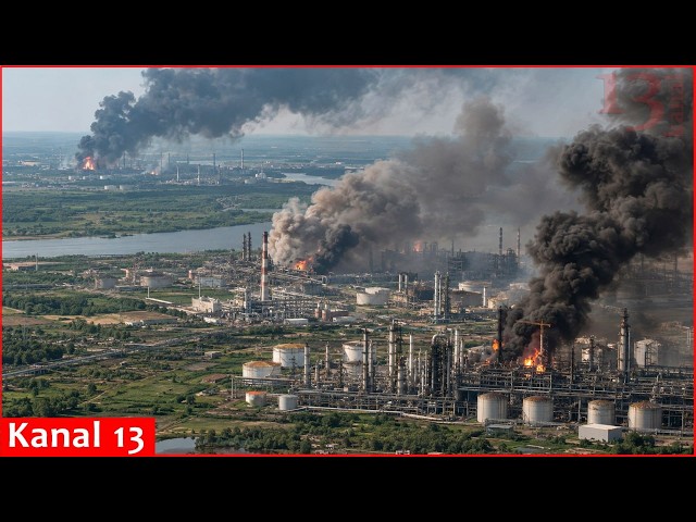 Ukraine’s drone strikes force 3 of Russia’s largest diesel refineries to halt or slash output