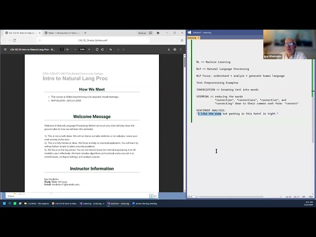 1.1 Intro. NLP Foundations