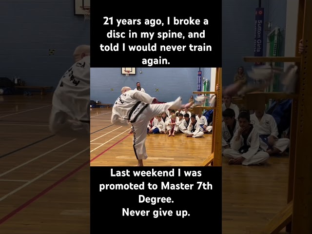 Never give up. Give yourself no choice.