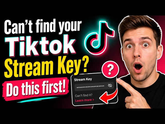 Can't Find Your Tiktok Stream Key? | Do This First  #tiktokstream #tik#tiktokeffects #tiktoklive